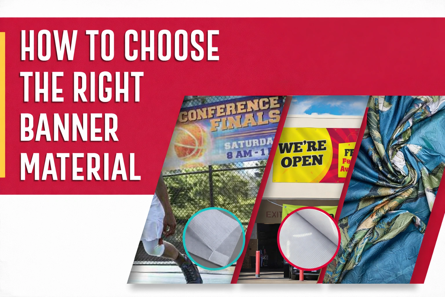 How To Choose The Right Material For Your Banners?