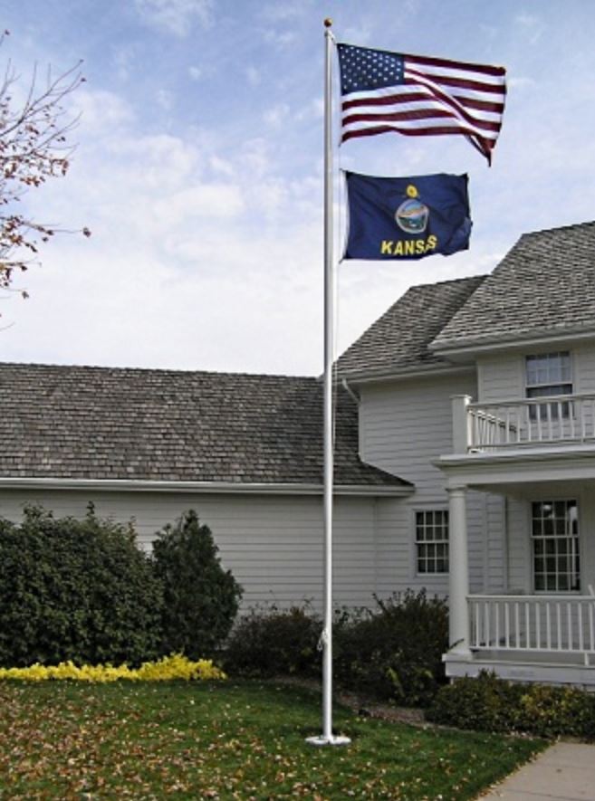 6. How to Hang Two Flags on One Pole