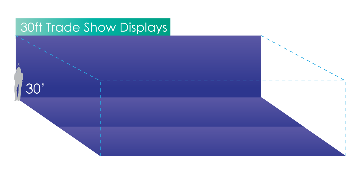 30 Foot Trade Show Displays