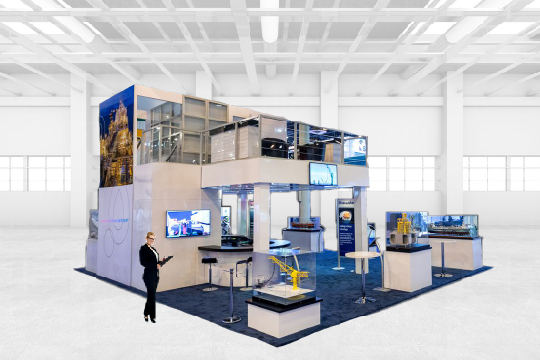 Double Decker Trade Show Exhibits