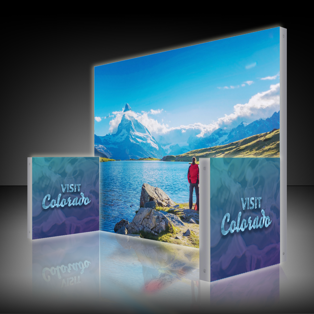 Brite-Lite Lightbox Combination w/ Side Walls