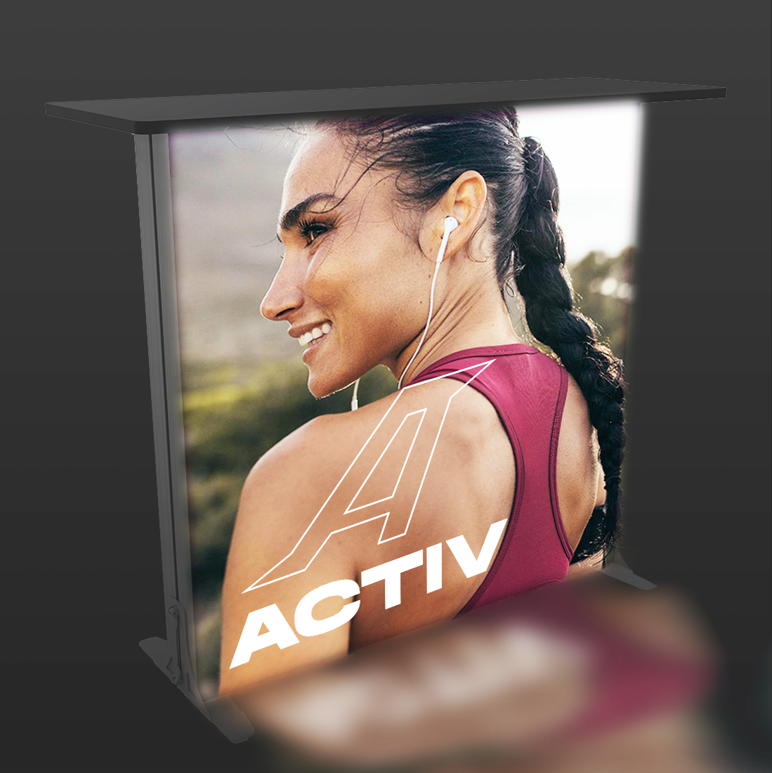 Brite-Lite Lightbox Trade Show Counter