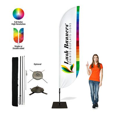 10ft Custom Feather Flag