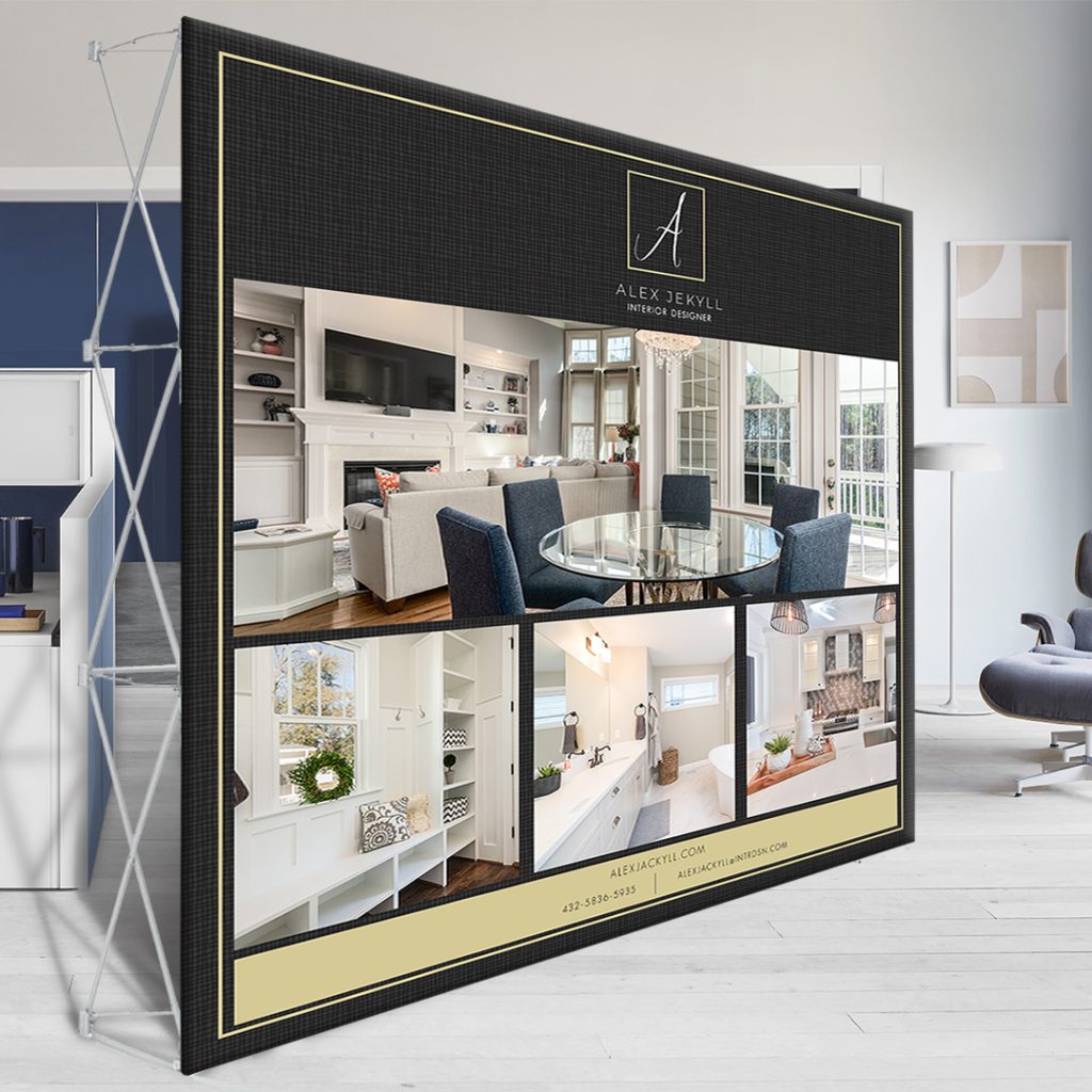 Straight Backdrop Displays