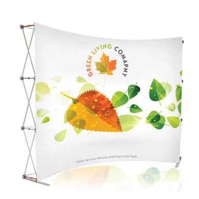 Curved Backdrop Displays