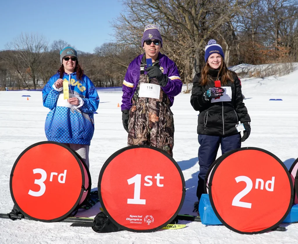 Pop-up A-frame display for Special Olympics featuring event branding and logo.