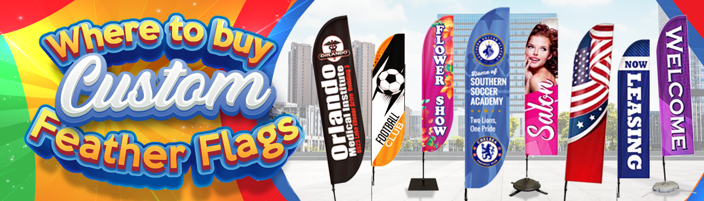 Where to buy Custom Feather Flags