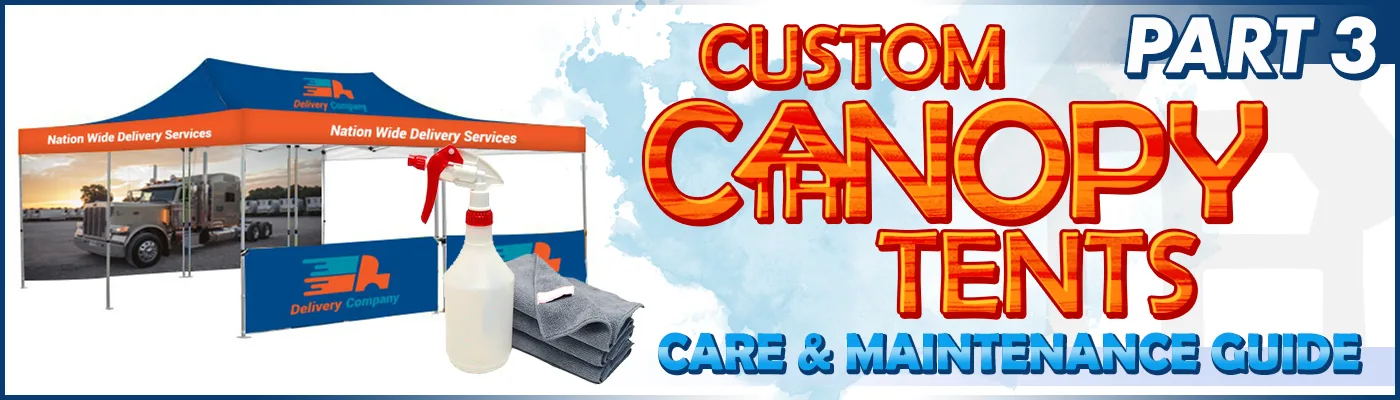 How To Take Care and Maintain Your Canopy Tent Part 3: Weather Conditions