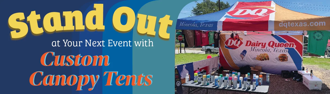 Stand Out at Your Next Event with Custom Canopy Tents