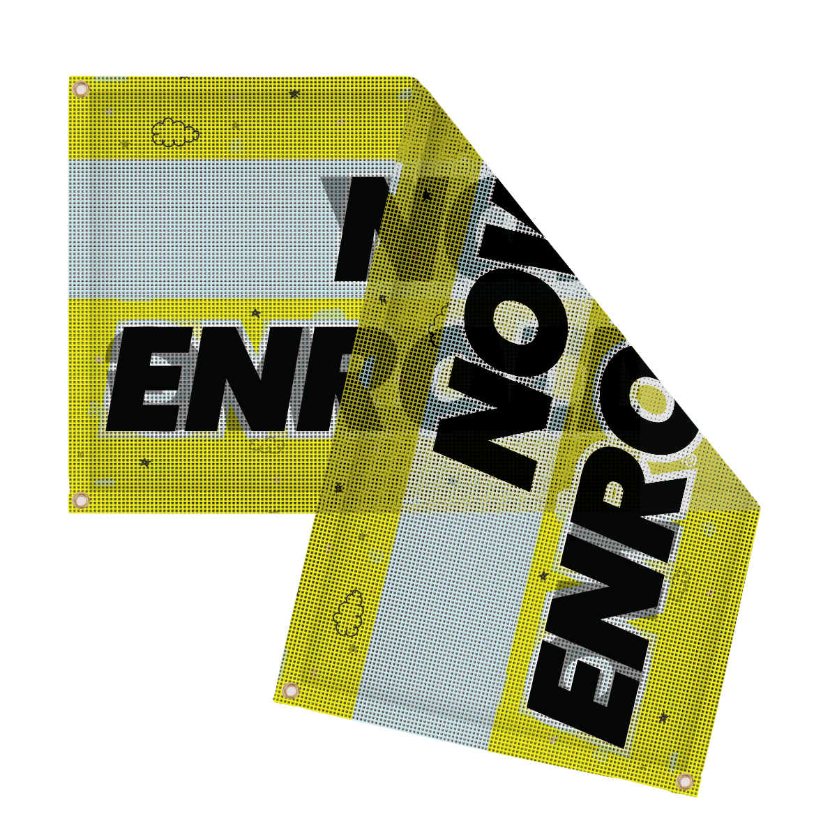 Double-Sided Mesh Banners: