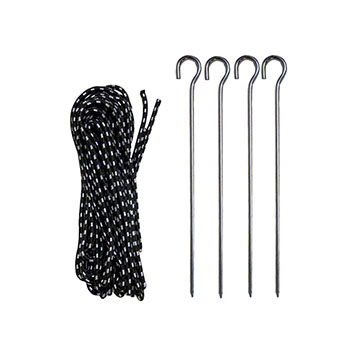 3. ROPE AND GROUND NAILS (SET OF 4)