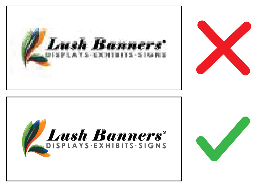Logo Quality Lush Banners