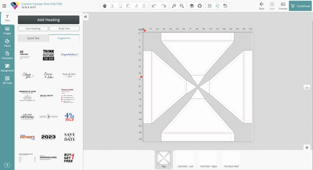 Lush Banner Online Design Studio
