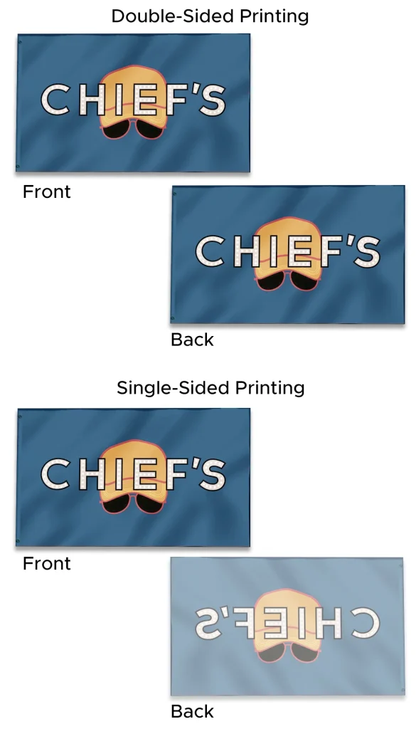 Major Differences Between Double & Single-Sided Flags