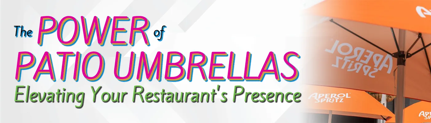 The Power Of Patio Umbrellas: Elevating Your Restaurant’s Presence