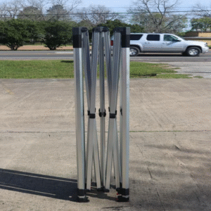 Step 1 on how to set up a canopy tent