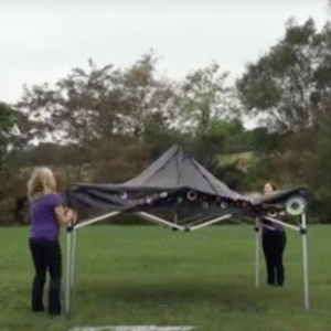 Step 3 - Add the Customized Tent Canopy Top to Your Pop Up Tent: