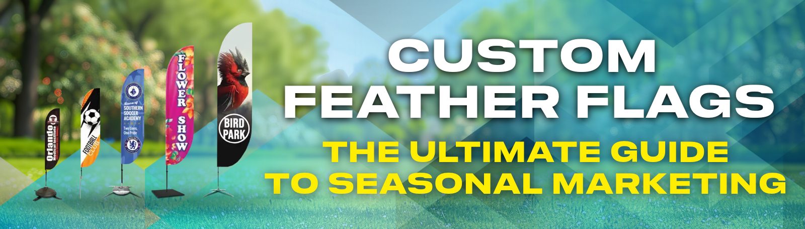 Custom Feather Flags From Lush Banners