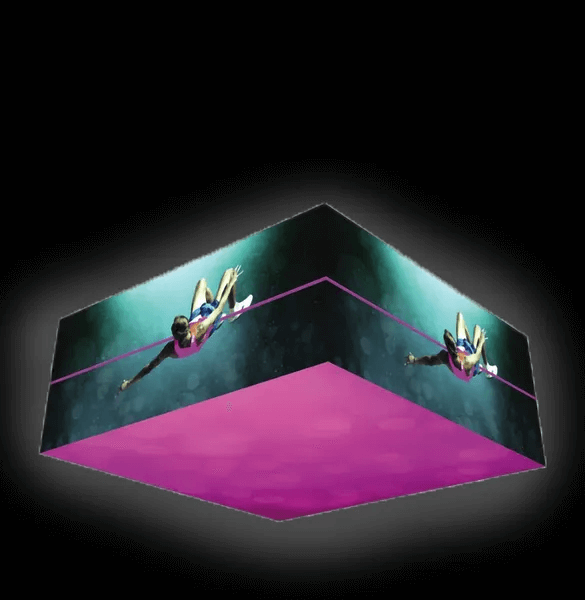 LED Square Hanging Banners