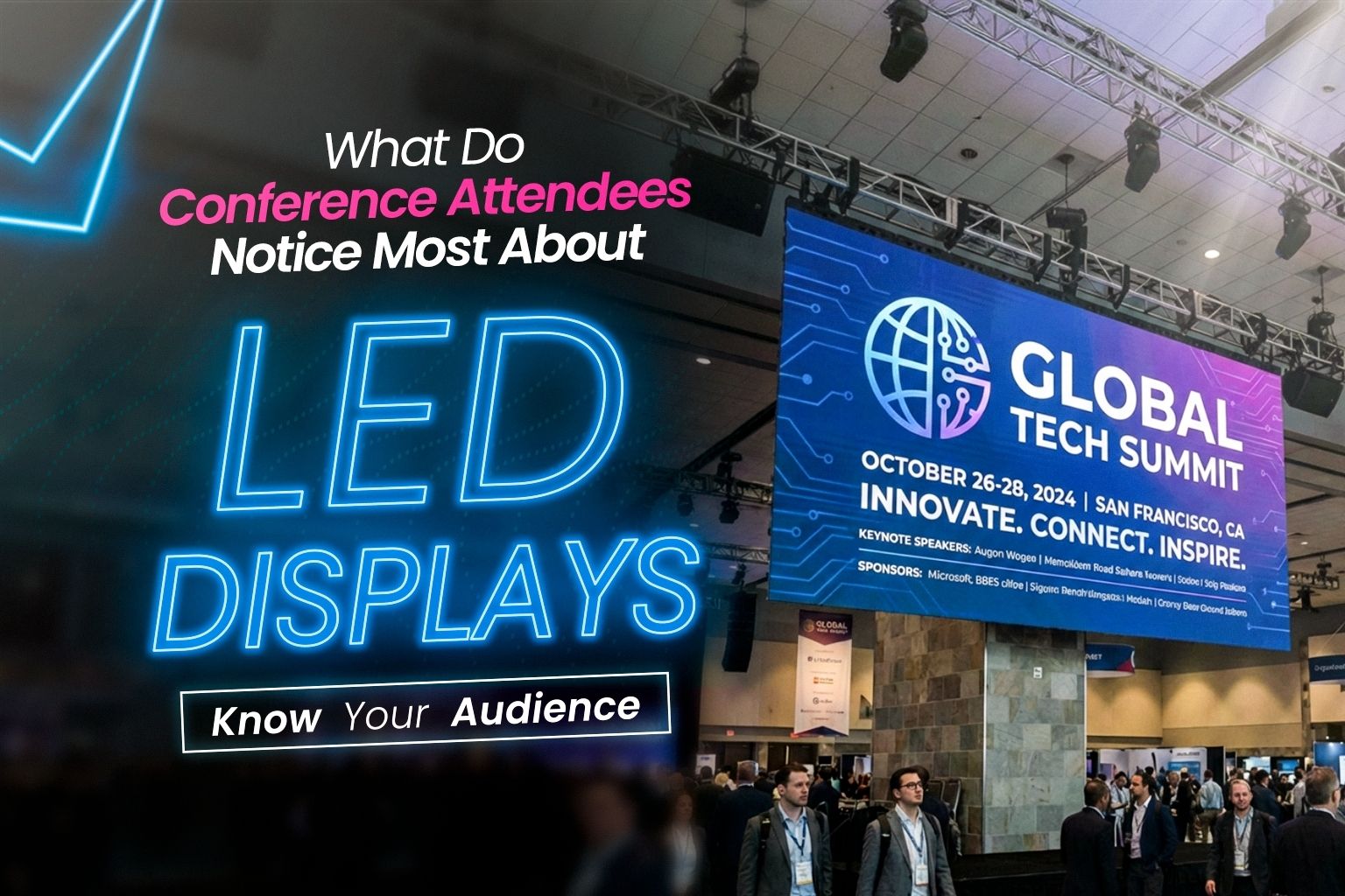 Know Your Audience: What Conference Attendees Notice Most About LED Displays