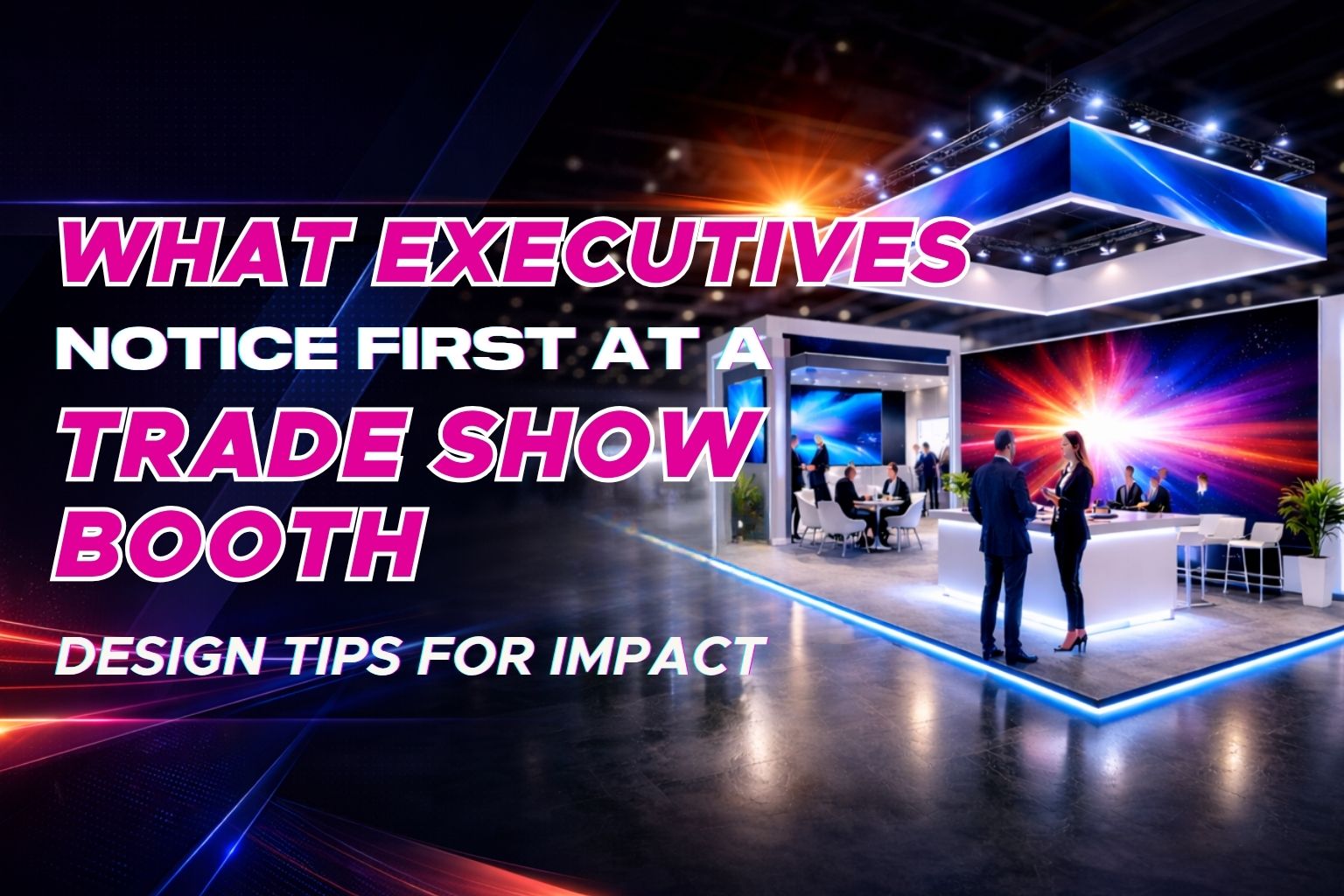 What Executives See First at Trade Show Booths (And How to Design for Impact)