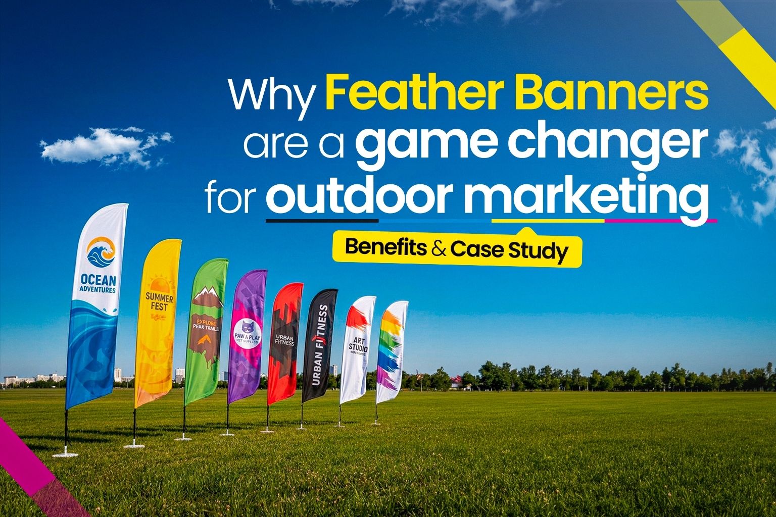 Why Feather Banners Are a Game-Changer for Outdoor Marketing