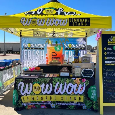 A well-designed table cover can significantly enhance your brand's visibility and appeal.