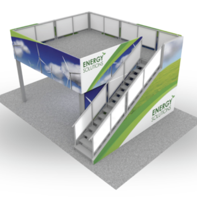 Multi-Level Booths From Lush Banners