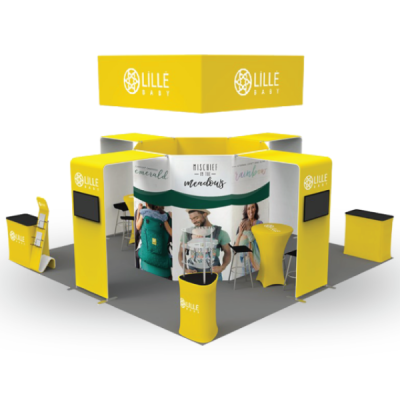 Trade Show Island Displays From Lush Banners